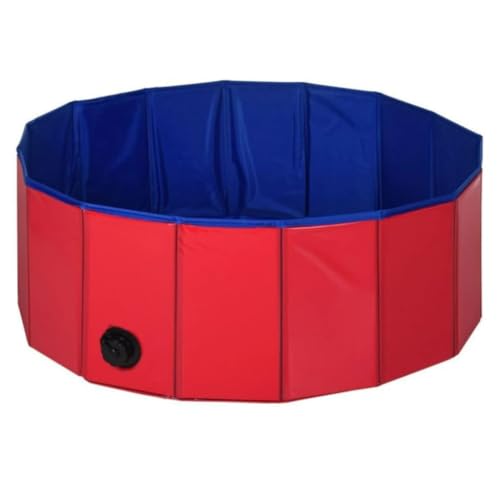 Pets Collection Hundepool Swimmingpool Ø 80 x 30 cm Rotlau von Pets Collection