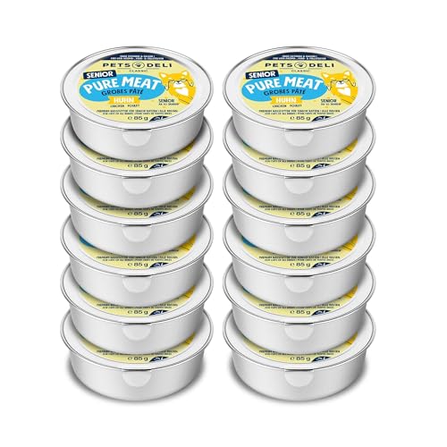 Pets Deli Senior Pure Meat Nassfutter für Katzen mit Huhn ohne Zucker und Gluten 12x85g Pets Deli Senior Pure Meat Nassfutter für Katzen mit Huhn ohne Zucker und Gluten 12x85g von Pets Deli