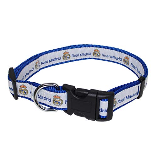 Pets First MLS Real Madrid Hundehalsband, Sport-Fan, Robustes Haustier-Halsband in Team-Farbe, Größe: L von Pets First