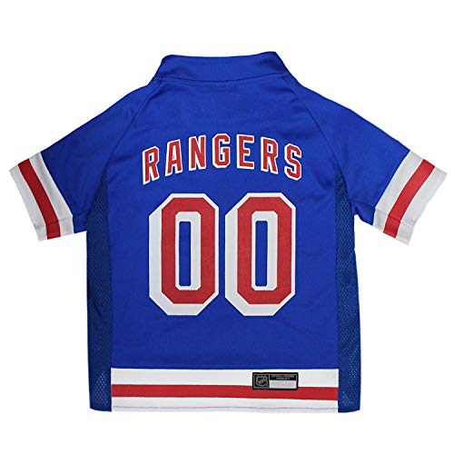 Pets First NHL New York Rangers Trikot für Hunde & Katzen, Größe XS - Lassen Sie Ihr Haustier EIN echter NHL-Fan Sein! von Pets First