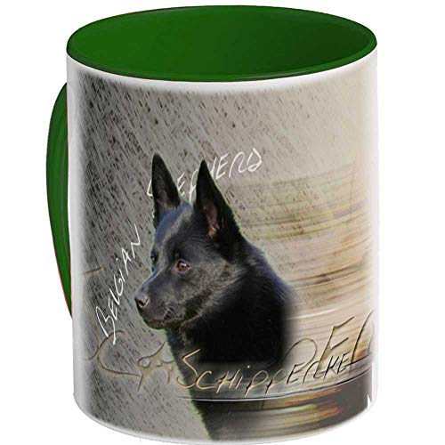 Becher (DG) Vert Foret Hund Schipperke von Pets-easy
