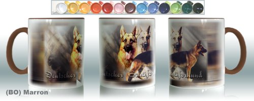 Mug (BO) Marron Hund Deutscher Schäferhund von Pets-easy