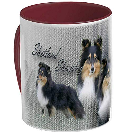 Mug (BO) Marron Hund Sheltie von Pets-easy
