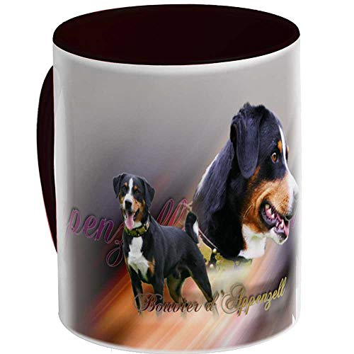 Mug Ceramique (K) Noir Hund Appenzeller Sennenhund von Pets-easy.com
