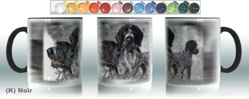 Mug Ceramique (K) Noir Hund Deutsch Drahthaar von Pets-easy.com