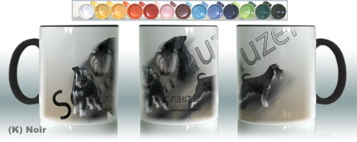 Mug Ceramique (K) Noir Hund Schnauzer von Pets-easy