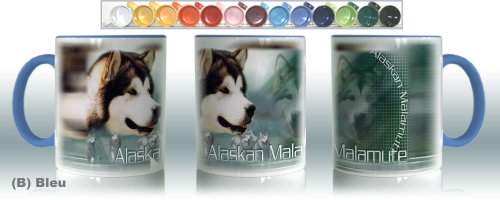 Tassen (B) Bleu Hund Alaskan Malamute von Pets-easy