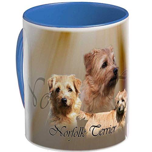 Tassen (B) Bleu Hund Norfolk Terrier von Pets-easy