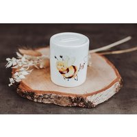Keramik-Spardose Hummel von PetschWorkDesigns