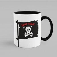 Kaffeetasse, Hund Dogs Rule, Hundefreunde, Beidseitig Bedruckt, Cooles Geschenk Von Petsgallery von PetsgalleryShop