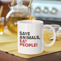 Kaffeetasse Haustier Save Animals, Tierfreunde, Beidseitig Bedruckt, Meinungsstarkes Geschenk Von Petsgallery von PetsgalleryShop