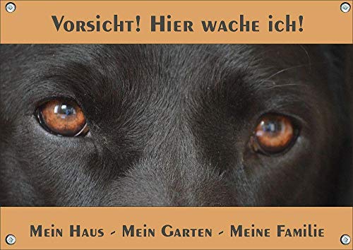 Hundeschild Labrador Retriever - Metallschild in TOP Qualität - Labbi Schild, DIN A3 von Petsigns