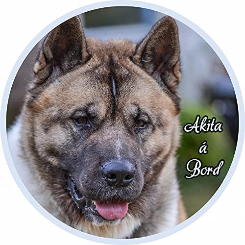 Petsigns Autocollant - Akita Americain- imperméabiliser - Qualité supérieure - Sticker, 15 cm von Petsigns