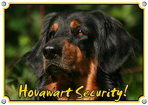 Petsigns Hundewarnschild - Hovawart - Metallschild in Fotoqualität - UV beständig, DIN A3 von Petsigns