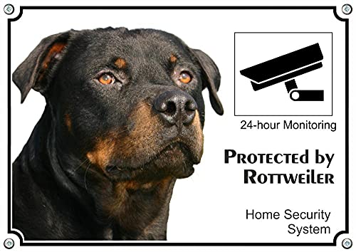 Petsigns - Rottweiler - Beware of The Dog- Video Surveillance - Warning - Caution, DIN A4 Petsigns - Rottweiler - Beware of The Dog- Video Surveillance - Warning - Caution, DIN A4 von Petsigns