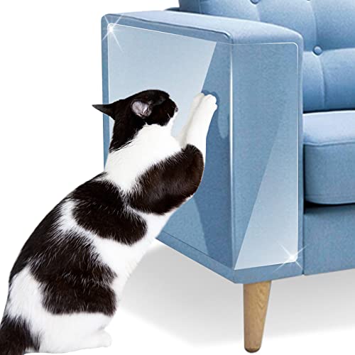 Petslucent Katzen Anti Kratz Tape - Kratzschutz Sofa Katze, Kratzschutz Trainingsklebeband, Möbelschutz Oberflächenschutz Möbel Couch Sofa Schutz - Sofaschutz Kratzfolie für Katze (24 Stück) von Petslucent