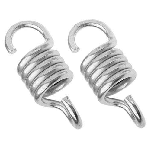 Pettaku Stanzbeutel Frühling 2pcs Hochdienst -Hängematte Spring Suspension Haken für Boxen Hanging Stuhl Erweiterung Haken Punch Bager Garten Schwungstuhlzubehör Accessoires von Pettaku