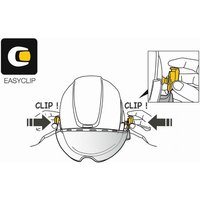 Vizir Petzl Schutzvisier – für Vertex + Strato Helm – A015AA00 von Petzl