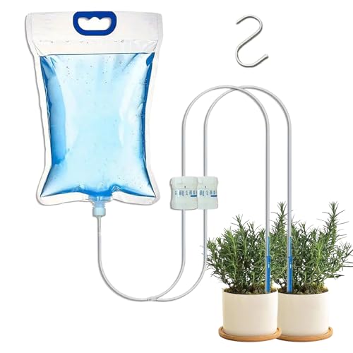 Peufcmi Bewässerungssack 5.2L,Automatische Tropfenbewässerung Für Pflanzen | Universell Einsetzbar Im Gewächshaus Garten Blumenbeet Balkon Innenräume Hochbeet Keimung Peufcmi Bewässerungssack 5.2L,Automatische Tropfenbewässerung Für Pflanzen | Universell Einsetzbar Im Gewächshaus Garten Blumenbeet Balkon Innenräume Hochbeet Keimung von Peufcmi