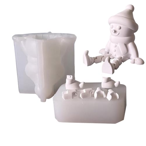Peufcmi Christmas Resin Formen - Gießharzformen Weihnachten | Saisonale Weihnachtsformen Für Kunsthandwerk Seife Aromatherapie Epoxy Gießpaste Duftwachs Kreative Projekte von Peufcmi