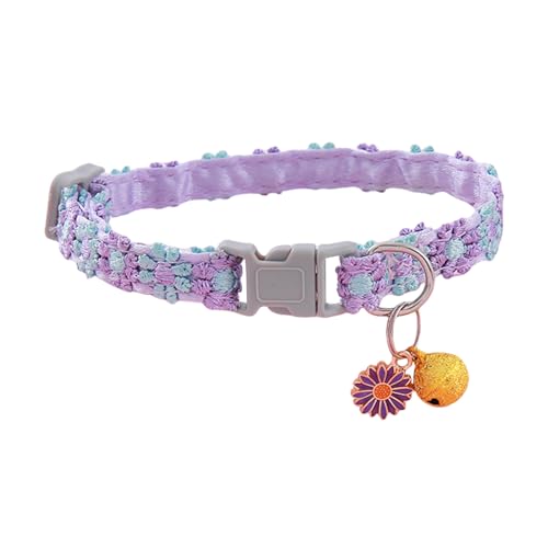 Peufcmi Katzenhalsbänder | Sicherheitsgeschirr Mit Schnappverschluss | Blumenmuster Für Kleine Und Mittlere Haustiere Peufcmi Katzenhalsbänder | Sicherheitsgeschirr Mit Schnappverschluss | Blumenmuster Für Kleine Und Mittlere Haustiere von Peufcmi
