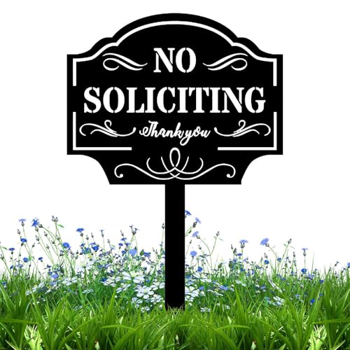 Peufcmi Keine Werbung Schild | Bettelverbot Türschild | Metallpfosten Für Außenbereich Garten Tor Grundstück Peufcmi Keine Werbung Schild | Bettelverbot Türschild | Metallpfosten Für Außenbereich Garten Tor Grundstück von Peufcmi