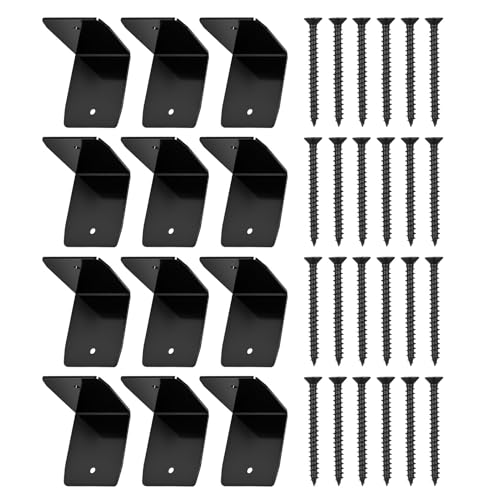 Peufcmi Rafter Clips | Verzinkte Dachklammer-Winkel 12 Stück - Für Pergola Carport Überdachung Geländer Balkon Befestigung Peufcmi Rafter Clips | Verzinkte Dachklammer-Winkel 12 Stück - Für Pergola Carport Überdachung Geländer Balkon Befestigung von Peufcmi