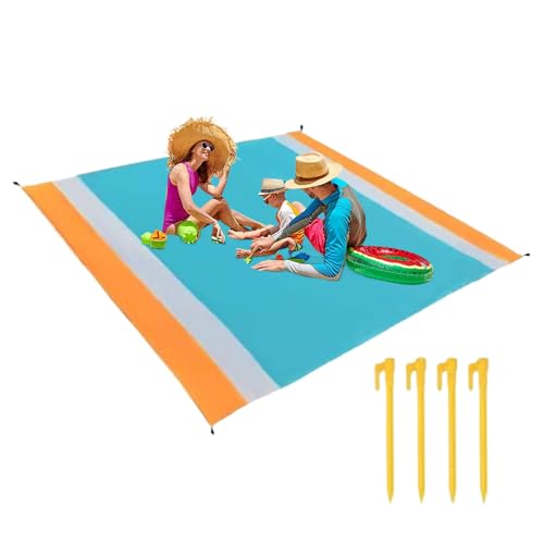 Peufcmi Stranddecke - Picknickunterlage Für Draußen,Faltbar Und Tragbar, Outdoor Reiseunterlage, wasserdichte Picknickmatte Für Camping, Ausflüge Und Wanderungen Peufcmi Stranddecke - Picknickunterlage Für Draußen,Faltbar Und Tragbar, Outdoor Reiseunterlage, wasserdichte Picknickmatte Für Camping, Ausflüge Und Wanderungen von Peufcmi
