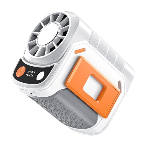 Peufcmi Tragbarer Ventilator | Tragbarer Ventilator Mit Clip,Outdoor Kühlung Für Sommer Aktivitäten Büro Camping Freizeit von Peufcmi
