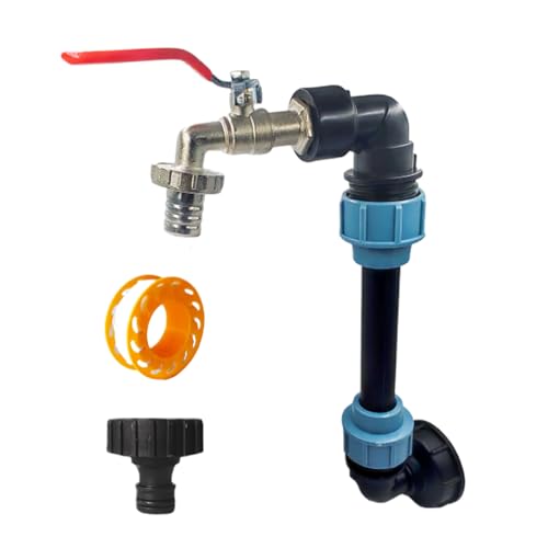 Peufcmi Trage-Schlauch-Adapter - IBC Adapter Fittings,Leakproof Valve With Extension Tube For Faucet Home Garden Workshop Garage Patio Warehouse Outdoor Peufcmi Trage-Schlauch-Adapter - IBC Adapter Fittings,Leakproof Valve With Extension Tube For Faucet Home Garden Workshop Garage Patio Warehouse Outdoor von Peufcmi