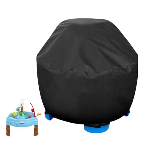 Peufcmi Wassertisch Abdeckung,Wasserdichte 600D Oxford Abdeckhaube Für Outdoor Spielzeug | UV-Schutz Für Kleinkinder Spielplatz Garten Pool Terrasse Spielzimmer von Peufcmi