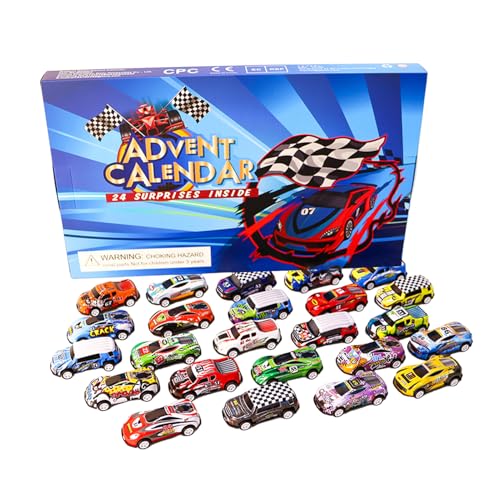 Weihnachtsab Adventskalender - 24 Tage Auto Spielzeug Adventskalender, Rennauto Spielzeug WeihnachtsAdventskalender, Weihnachts Countdown Kalender Mit 24 Auto FahrzeugeSpielzeug Für Jungens Mädchen Weihnachtsab Adventskalender - 24 Tage Auto Spielzeug Adventskalender, Rennauto Spielzeug WeihnachtsAdventskalender, Weihnachts Countdown Kalender Mit 24 Auto FahrzeugeSpielzeug Für Jungens Mädchen von Peufcmi
