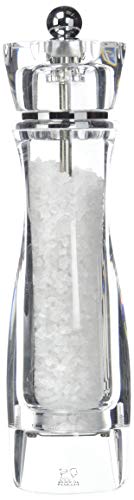 PEUGEOT - Salzmühle Vittel 23 cm - Stahlmahlwerk - Klassische Mahlgradeinstellung - Acryl Transparent von PEUGEOT