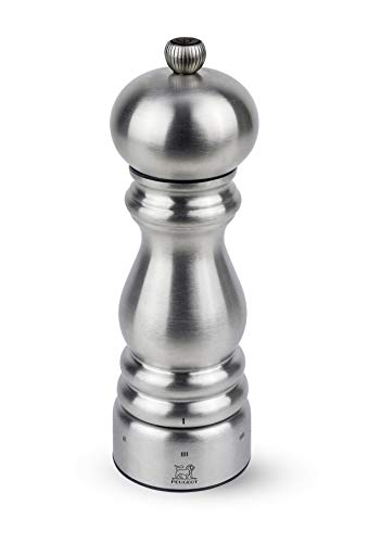 PEUGEOT 32470 Paris Chef Pfeffermühle Edelstahl, 6 x 6 x 18 cm, Silber von PEUGEOT