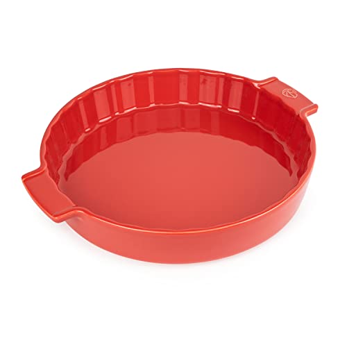 PEUGEOT - Runde Tarteform aus Keramik - 33 cm x 28 cm x 5,4 cm - Fassungsvermögen: 2,2 L - 10 Jahre Garantie - Rot PEUGEOT - Runde Tarteform aus Keramik - 33 cm x 28 cm x 5,4 cm - Fassungsvermögen: 2,2 L - 10 Jahre Garantie - Rot von PEUGEOT