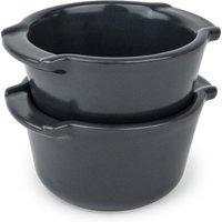 Peugeot Ramekin Auflaufform Duo 11 cm schiefergrau - Keramik von Peugeot