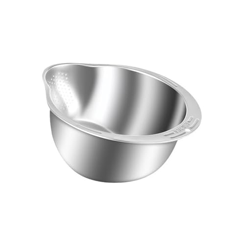 Sieb Zum Waschen Von Reis, Reis Waschschüssel Aus Edelstahl, Lebensmittelechtes Sieb Reis, Multifunktionaler Entwässerungskorb Aus Edelstahl Zum Scheuern Von Reis, Reinigen Von Obst Und Gemüse Sieb Zum Waschen Von Reis, Reis Waschschüssel Aus Edelstahl, Lebensmittelechtes Sieb Reis, Multifunktionaler Entwässerungskorb Aus Edelstahl Zum Scheuern Von Reis, Reinigen Von Obst Und Gemüse von Peuirre