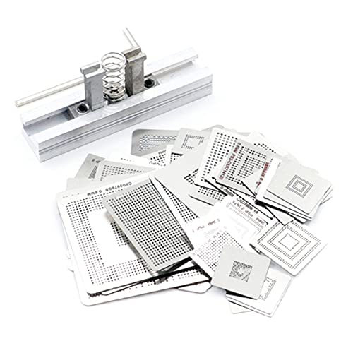 Peukerty 47 StüCk/Set Spiel Konsolen Direkt Heizung BGA Schablone + BGA Jig BGA Reball Kit für 360CPU PS3-CPU GPU CXD2949CGB von Peukerty