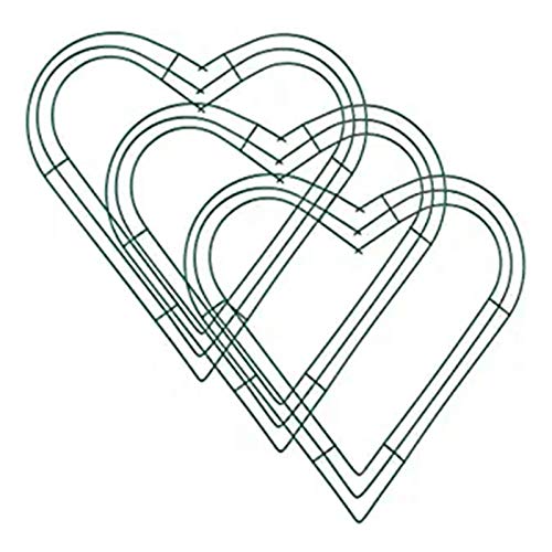 Peukerty Metall Kranz 30,5 cm - Draht Kranz Rahmen Hochzeit Valentinstag von Peukerty