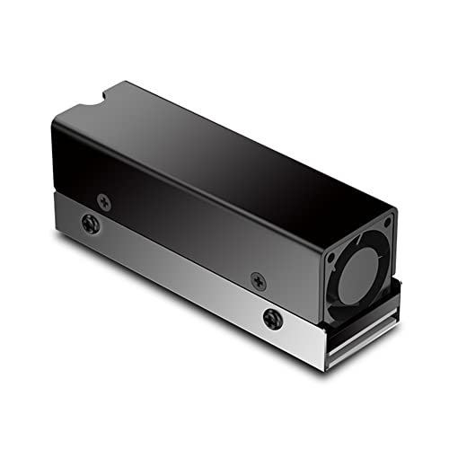 Peukerty M.2 SSD NVMe Kühlkörper M2 2280 Solid State Disk Luftzirkulation Heizkörper mit Lüfter Kühlkörper Thermal Pad Kühler von Peukerty