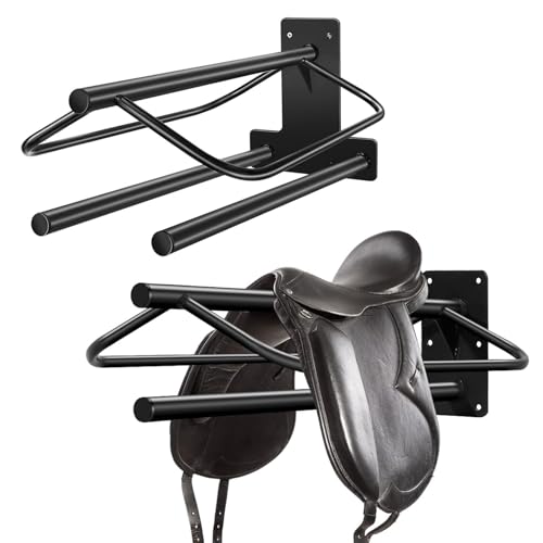 Pevfeciy 2 Stück Sattelhalter, Sattelständer Wandmontage,Sattelunterlage für Westernsättel,Zwei Pevfeciy 2 Stück Sattelhalter, Sattelständer Wandmontage,Sattelunterlage für Westernsättel,Zwei von Pevfeciy