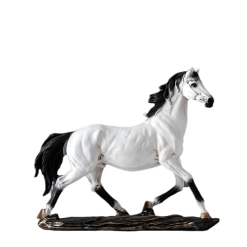 Pevfeciy Deko Pferd Pferd-Dekofigur Deko Statue Pferd Pferdeskulptur Pferde-Kunstharz-Statue Handwerk Home Office Dekoration Zubehör Hochzeitsgeschenke,Weiß Pevfeciy Deko Pferd Pferd-Dekofigur Deko Statue Pferd Pferdeskulptur Pferde-Kunstharz-Statue Handwerk Home Office Dekoration Zubehör Hochzeitsgeschenke,Weiß von Pevfeciy
