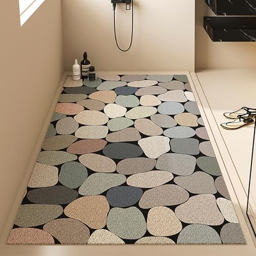 Pevfeciy Duscheinlage rutschfest 60x100 cm Duschmatte rutschfest Steinmuster Antirutschmatte dusche für Modern Badezimmer Weiches Komfortables PVC,Hohe Wasserdurchlässigkeit Pevfeciy Duscheinlage rutschfest 60x100 cm Duschmatte rutschfest Steinmuster Antirutschmatte dusche für Modern Badezimmer Weiches Komfortables PVC,Hohe Wasserdurchlässigkeit von Pevfeciy