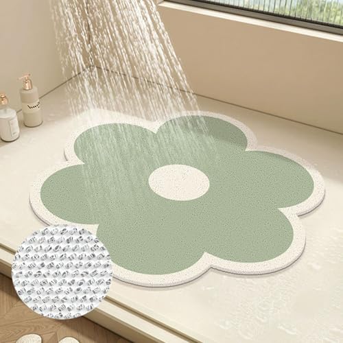 Pevfeciy Duschmatte rutschfest 50X50 cm Blumen Duschvorleger PVC-Luffa Duscheinlage Weiche Bequeme Hohe Wasserdurchlässigkeit für Badezimmer Pevfeciy Duschmatte rutschfest 50X50 cm Blumen Duschvorleger PVC-Luffa Duscheinlage Weiche Bequeme Hohe Wasserdurchlässigkeit für Badezimmer von Pevfeciy