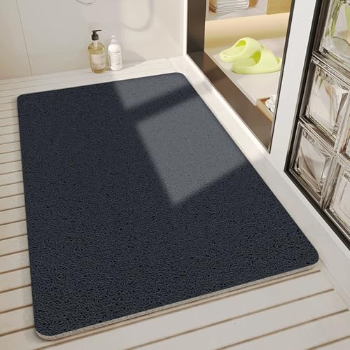 Pevfeciy Duschmatte rutschfest 60X90 cm Rechteck Duschtasse Rutschmatte PVC Duscheinlage Antirutschmatte dusche Hohe Wasserdurchlässigkeit für Duschkabine und Nassbereich von Pevfeciy