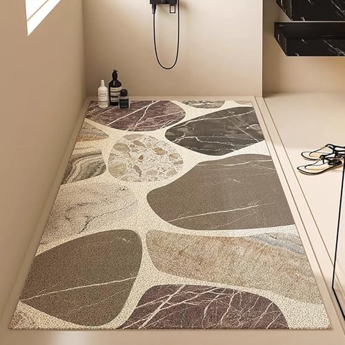 Pevfeciy Duschmatte rutschfest 80x80 cm Modern Stil Duscheinlage rutschfest Weich Komfort PVC Antirutschmatte dusche Mit Ablaufloch,Hohe Wasserdurchlässigkeit,für Nassbereiche von Pevfeciy