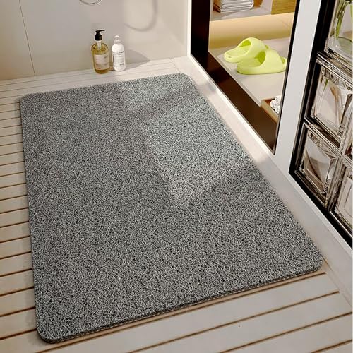 Pevfeciy Groß Anti rutsch Matte 80x120 cm Duscheinlage rutschfest Persönlichkeit Duschmatte Modern Badezimmermatte Mit Haken,PVC Duschvorleger,schnelltrocknend für Nassbereiche von Pevfeciy