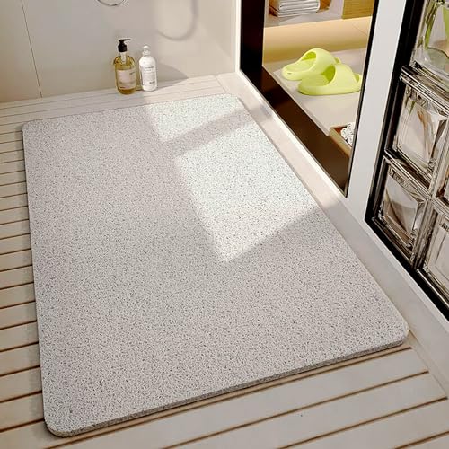 Pevfeciy Groß Duscheinlage rutschfest 100x120 cm Persönlichkeit Duschmatte Modern Antirutschmatte dusche Mit Haken,PVC Duschvorleger,schnelltrocknend für Nassbereiche von Pevfeciy