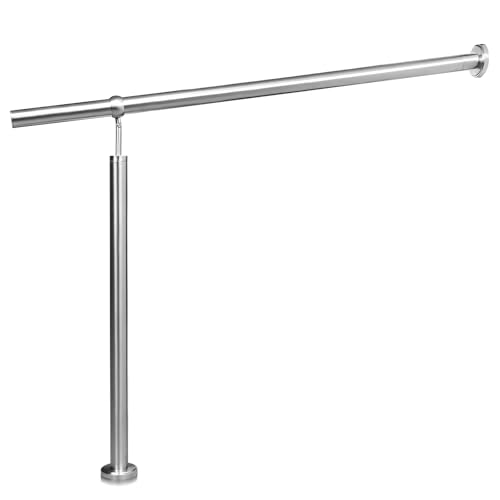 Peviasot 180x90cm Edelstahl Handlauf Geländer Treppe Pflegeleichtigkeit Treppengeländer Wandhandlauf Winkel einstellbar Edelstahl Eingangsgeländer für innen und außen Peviasot 180x90cm Edelstahl Handlauf Geländer Treppe Pflegeleichtigkeit Treppengeländer Wandhandlauf Winkel einstellbar Edelstahl Eingangsgeländer für innen und außen von Peviasot