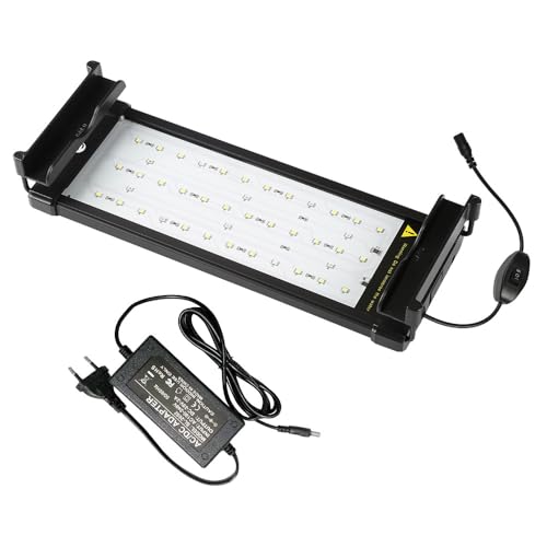 Peviasot Aquarium LED Beleuchtung, 10W Aquarienbeleuchtung, Aquarium-Lichtleiste mit automatischem Timer-Schalter, RGB Spectrum Aquarium Lampe für 30-45cm Wasserpflanzen und Süßwasser-Aquarien Peviasot Aquarium LED Beleuchtung, 10W Aquarienbeleuchtung, Aquarium-Lichtleiste mit automatischem Timer-Schalter, RGB Spectrum Aquarium Lampe für 30-45cm Wasserpflanzen und Süßwasser-Aquarien von Peviasot